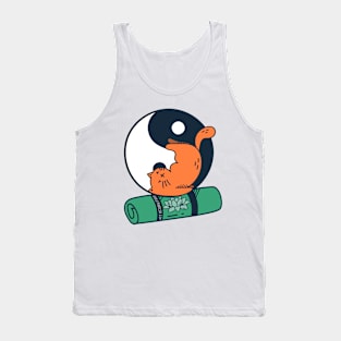 Yoga Cat Color Tank Top